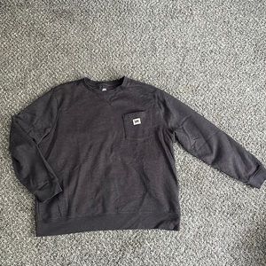 Brown Oversized Vintage Crewneck Sweatshirt